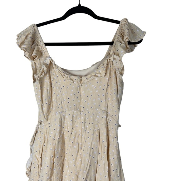 Altard State Yellow Floral Mini Dress Size Medium - Picture 6 of 7